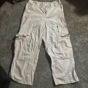 BDG Cream Wide Leg Pants